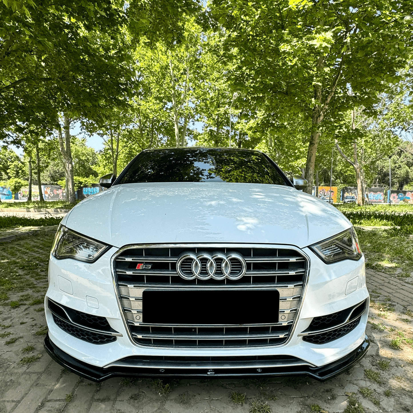 Front Splitter AUDI S3 8V (Sedan / Cabrio) 2013-2016 v2