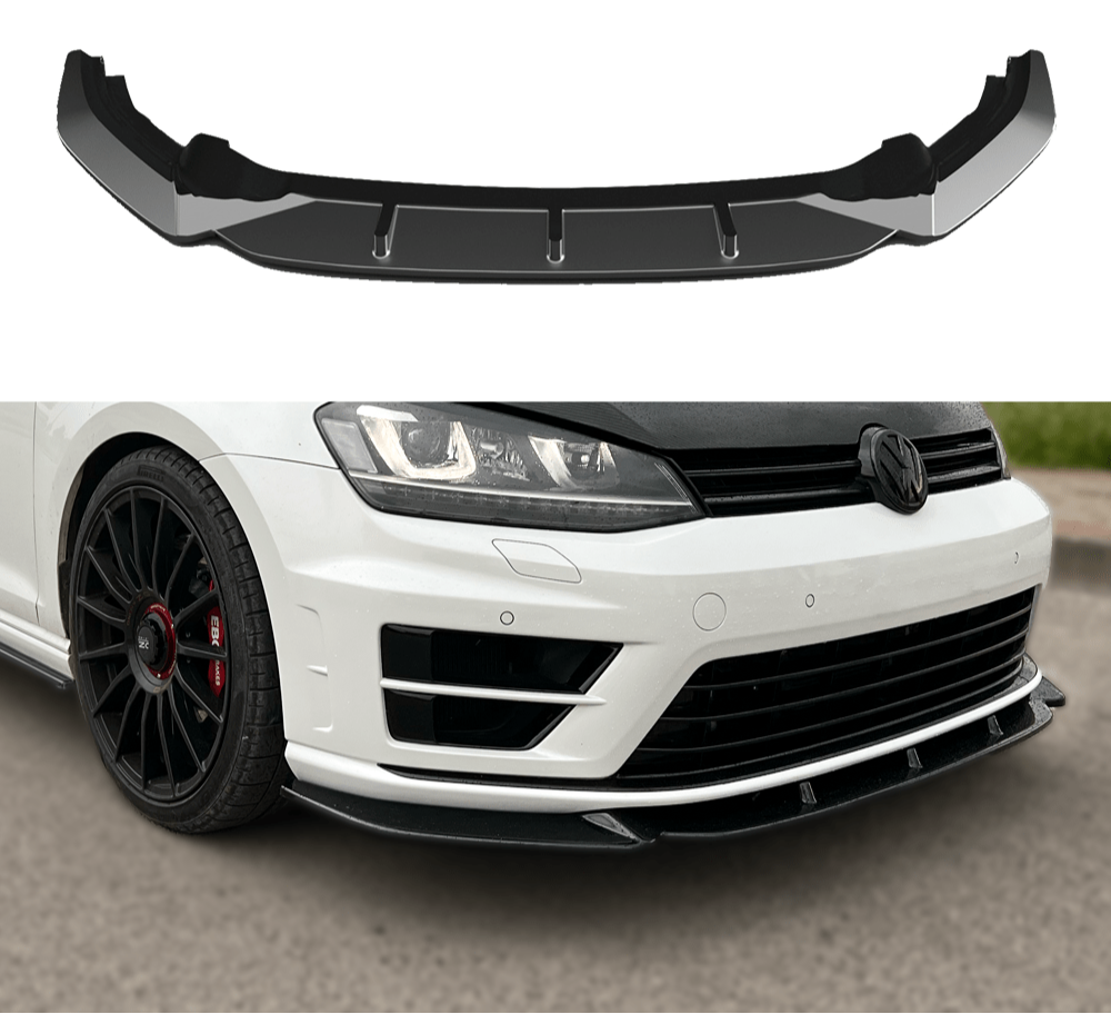 Front Splitter VW Golf MK 7 R 2013-2016 Version 2
