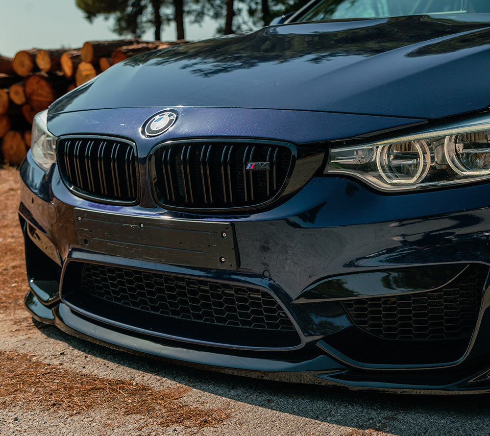 Front Splitter BMW M4 F82 / M3 F80 2014-2021 with Front Flaps