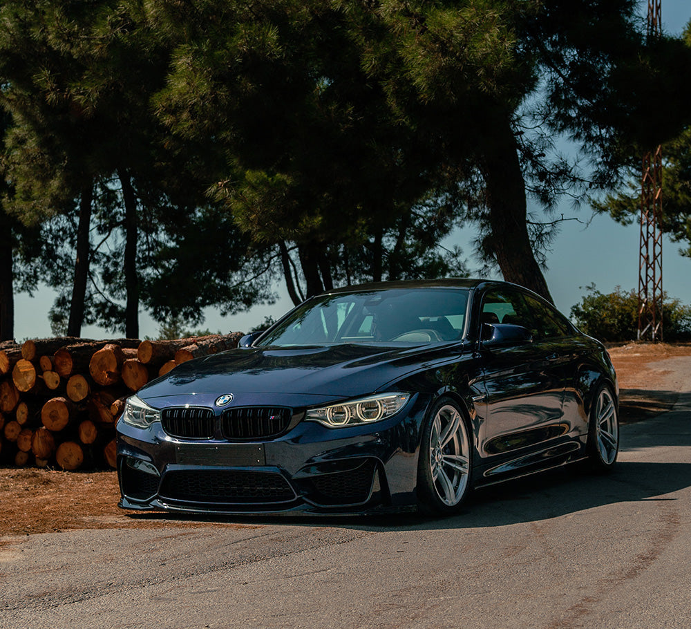 Front Splitter BMW M4 F82 / M3 F80 2014-2021 with Front Flaps