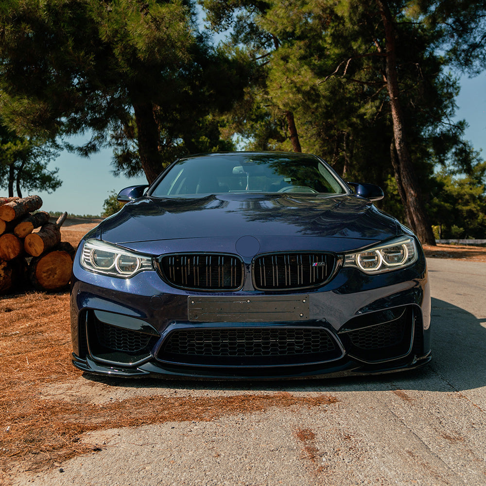 Front Splitter BMW M4 F82 / M3 F80 2014-2021 with Front Flaps