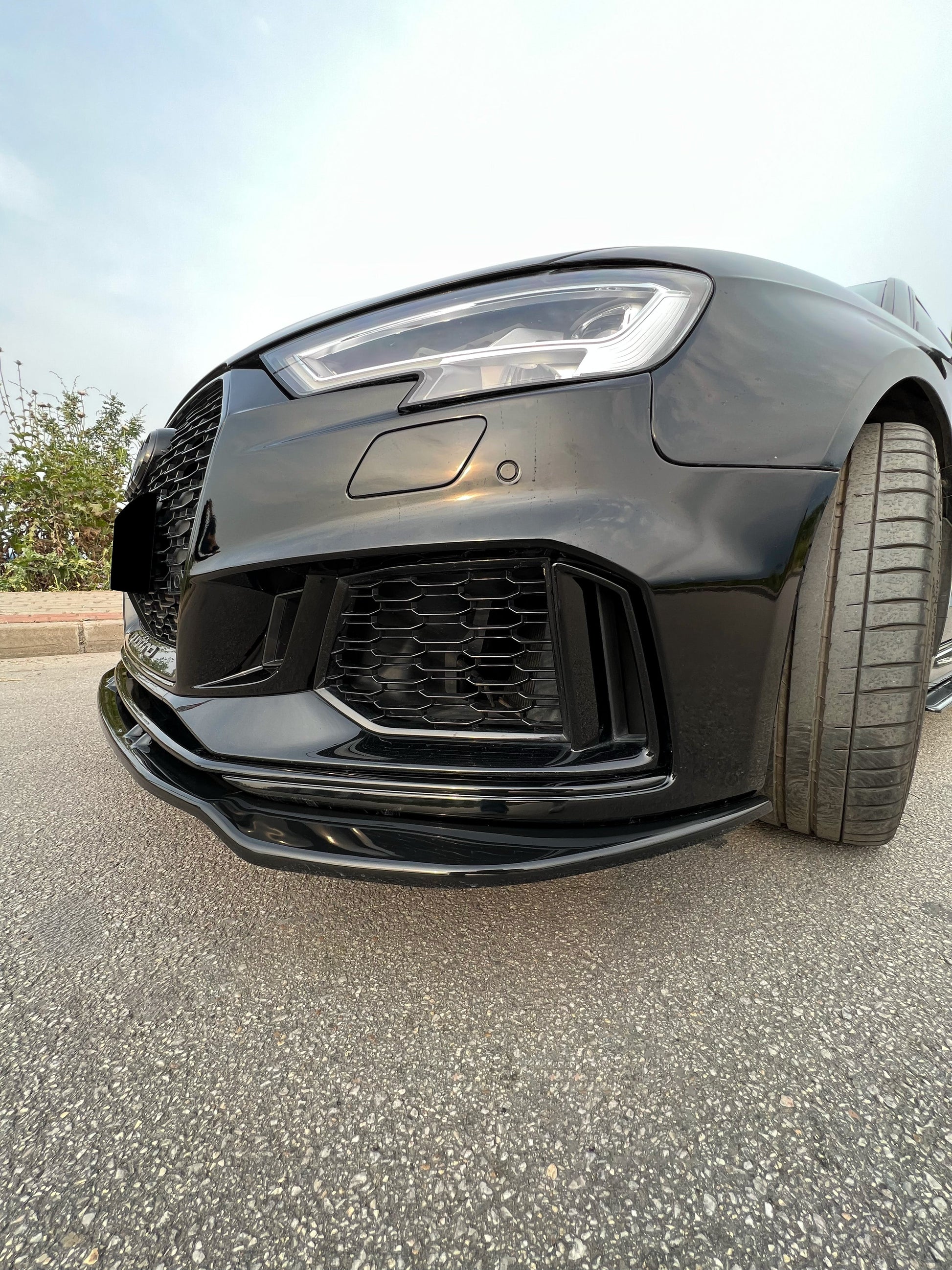 Front Splitter AUDI RS3 8V Facelift Sportback 2017-2019 Version 3