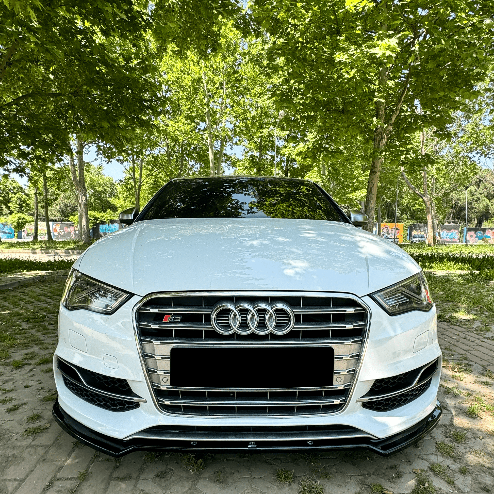 Front Splitter AUDI S3 8V (Sedan / Cabrio) 2013-2016 v2