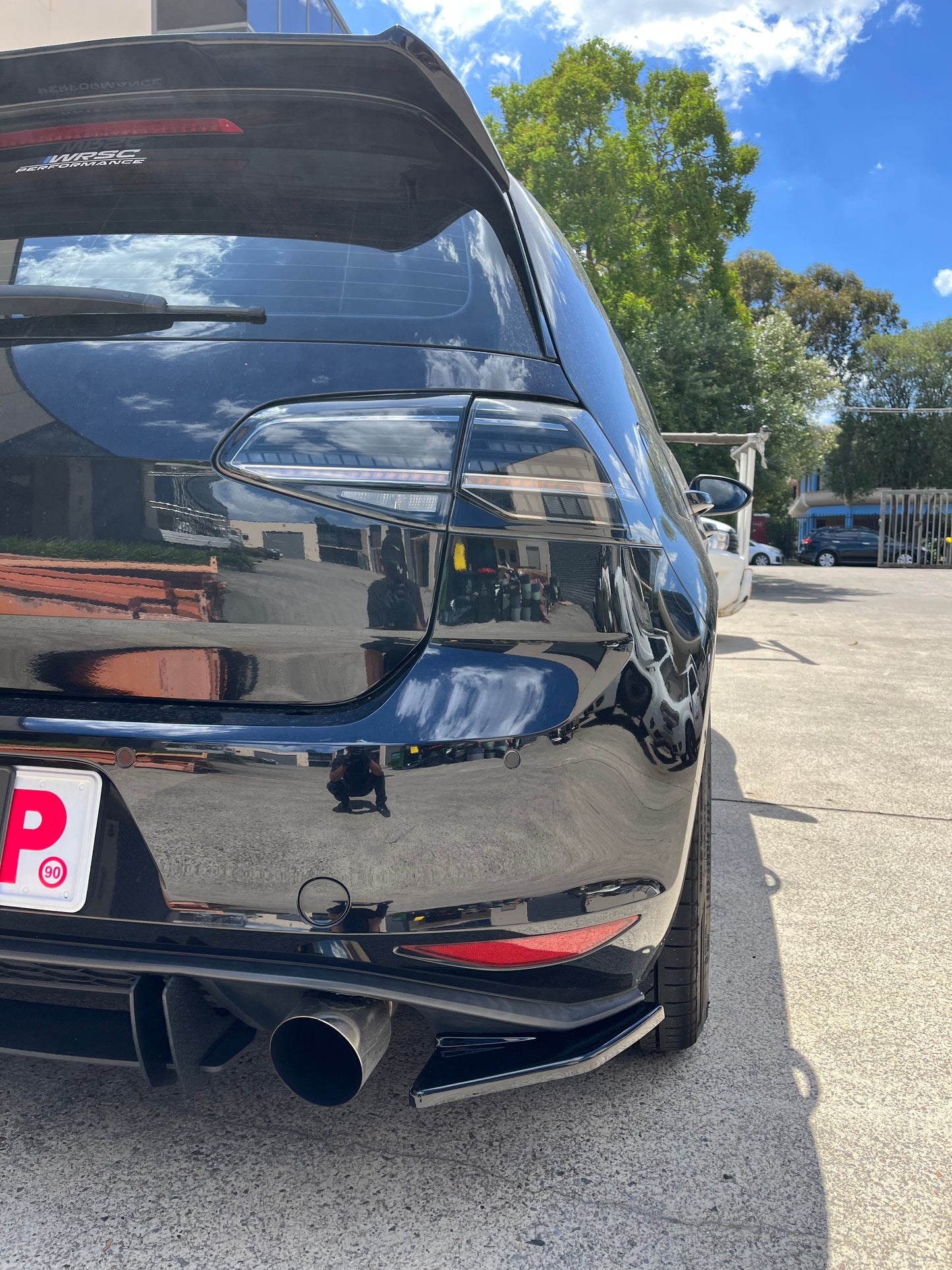 Rear Side Splitters VW Golf Mk7 GTI 2013-2016