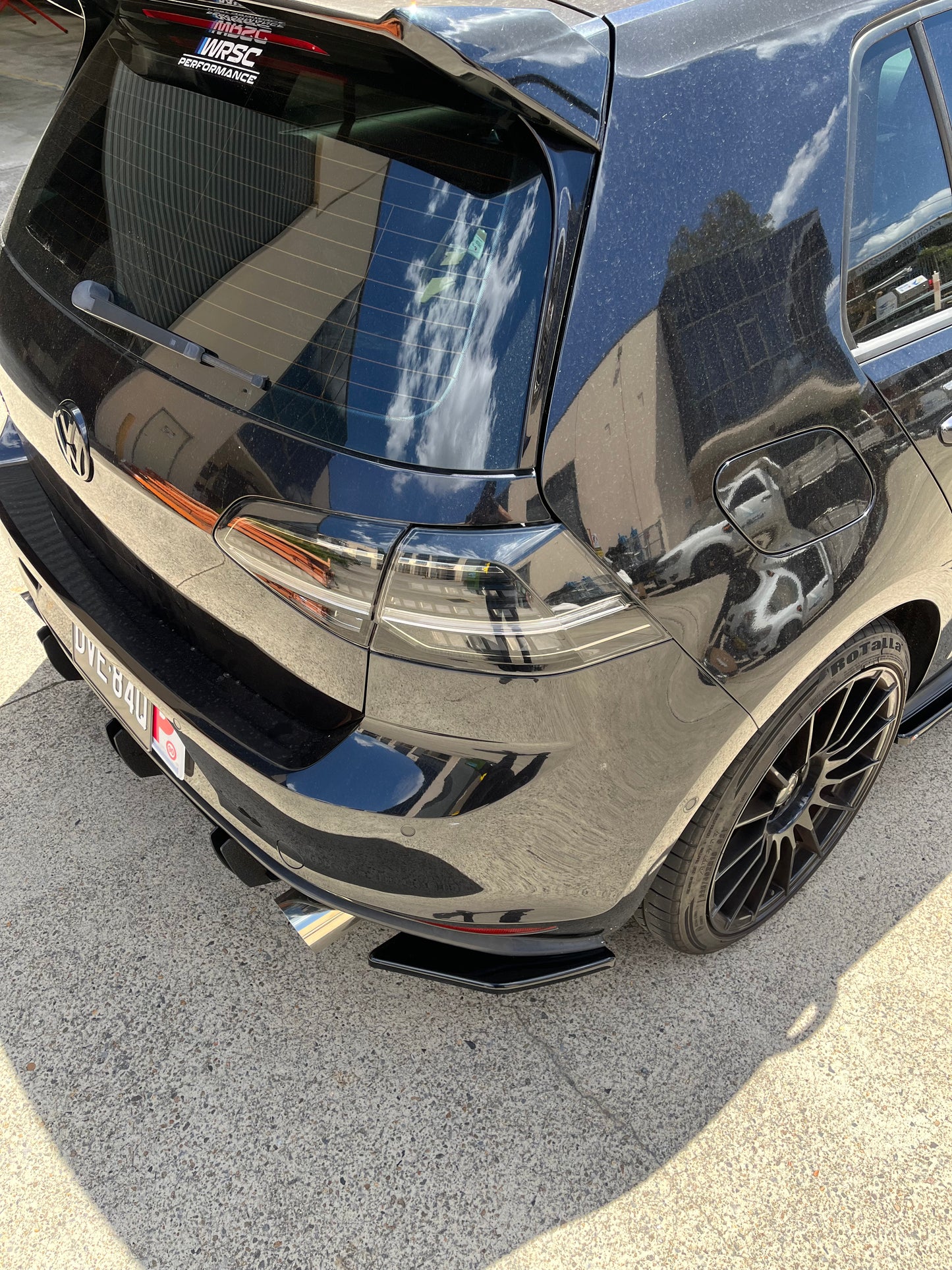 Rear Side Splitters VW Golf Mk7 GTI 2013-2016