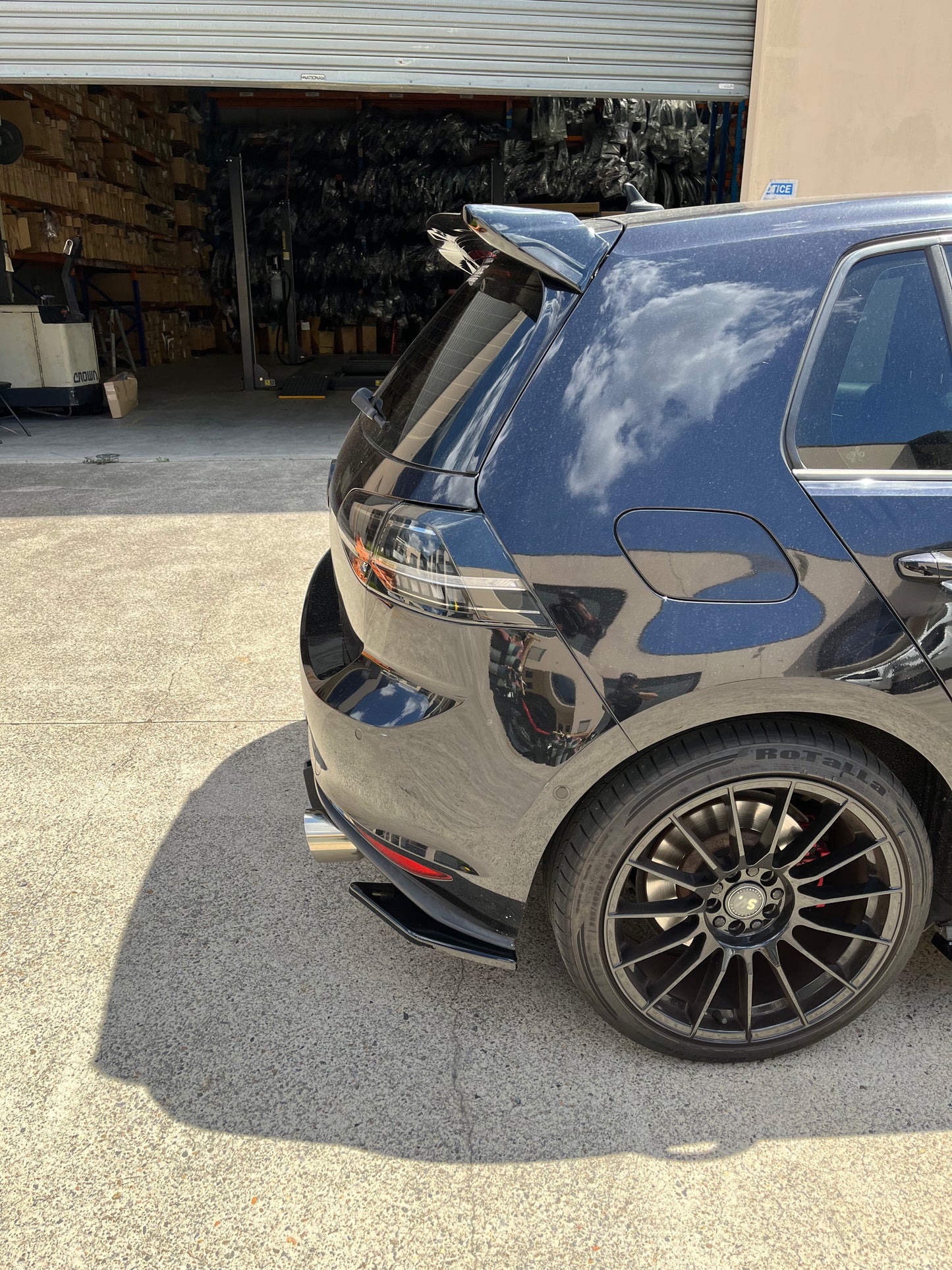 Rear Side Splitters VW Golf Mk7 GTI 2013-2016