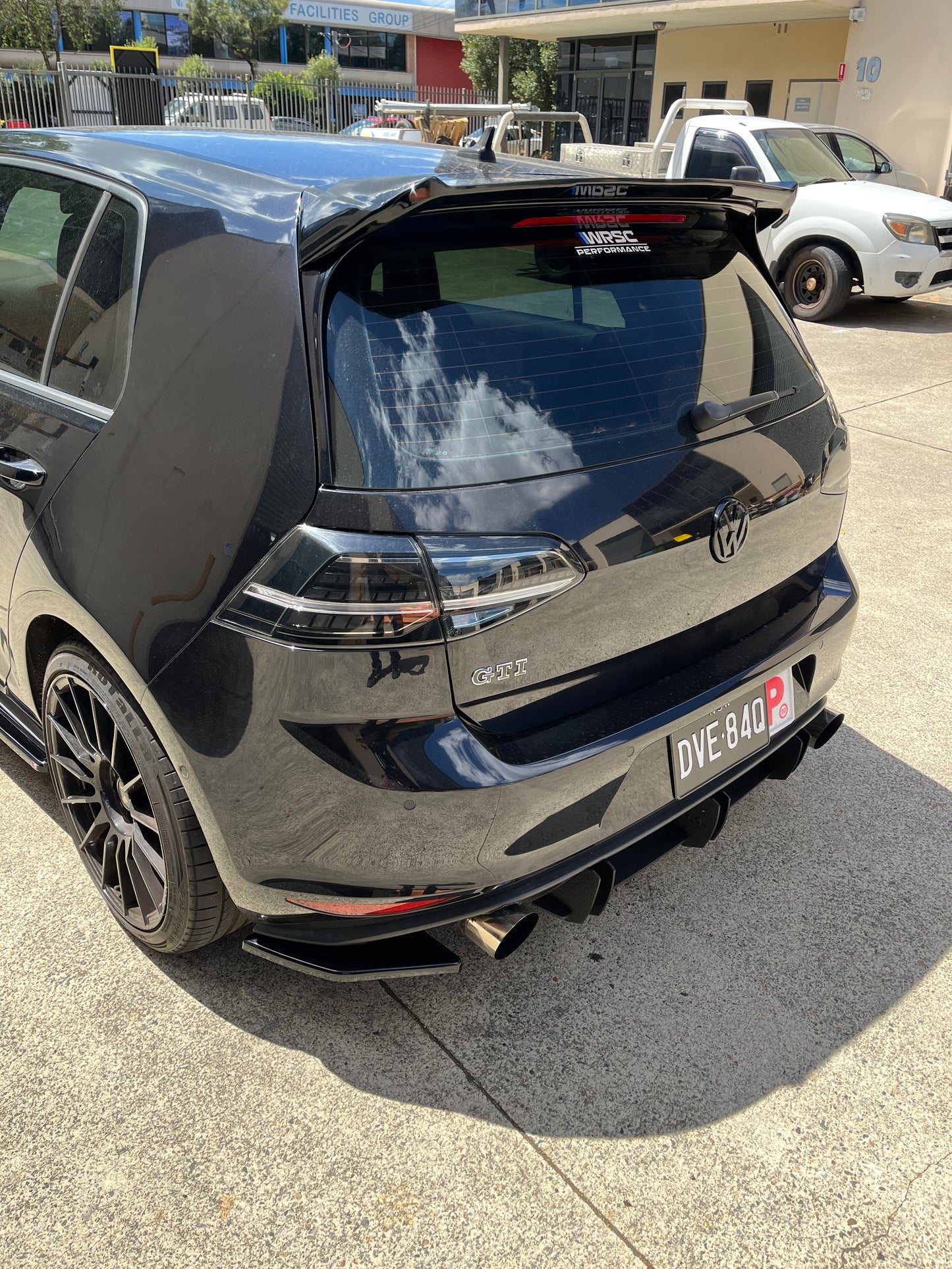 Rear Side Splitters VW Golf Mk7 GTI 2013-2016
