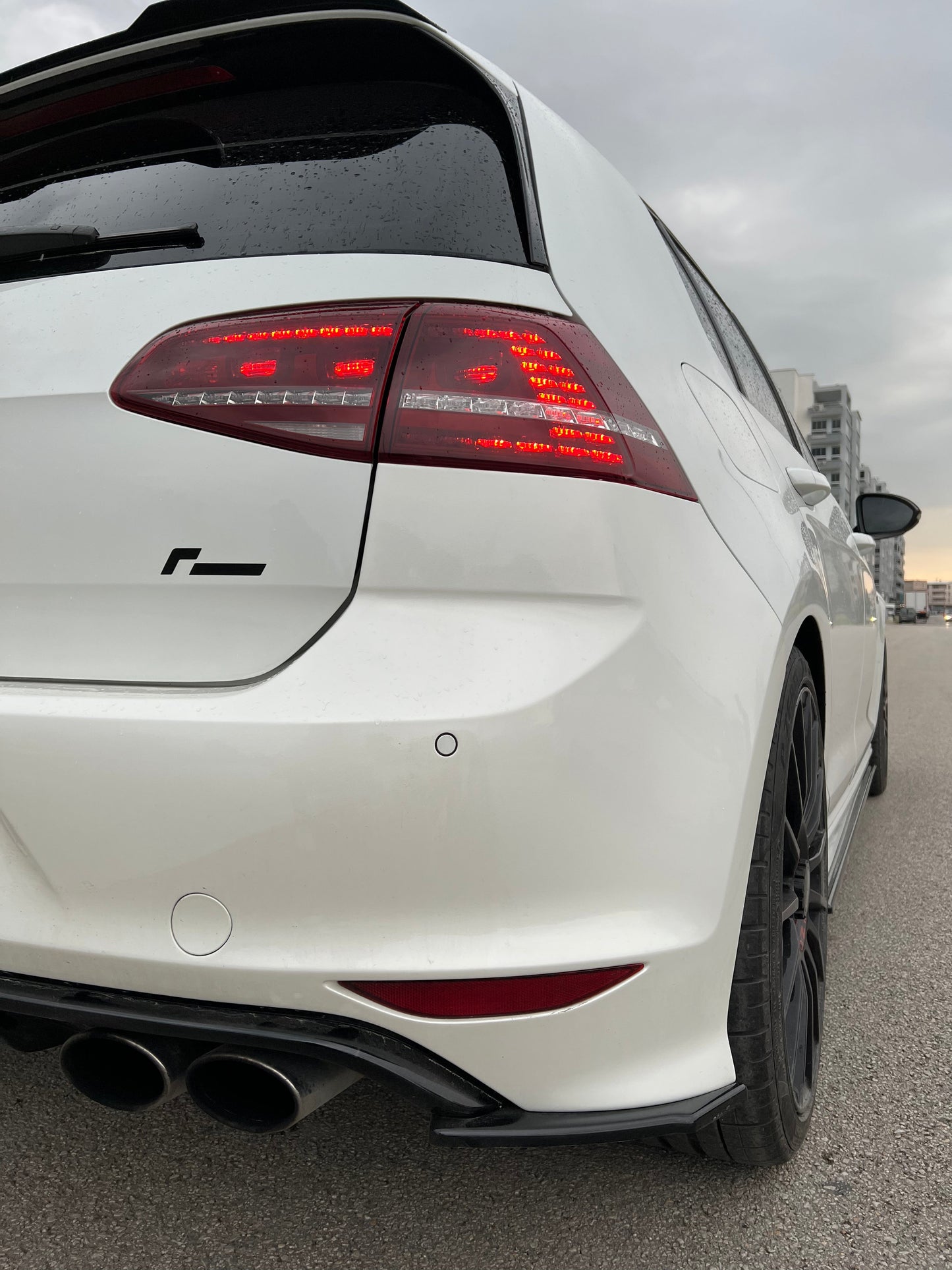 Rear Side Splitters VW Golf MK 7 R 2013-2016