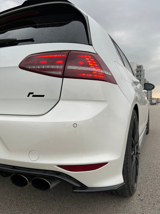 Rear Side Splitters VW Golf MK 7 R 2013-2016
