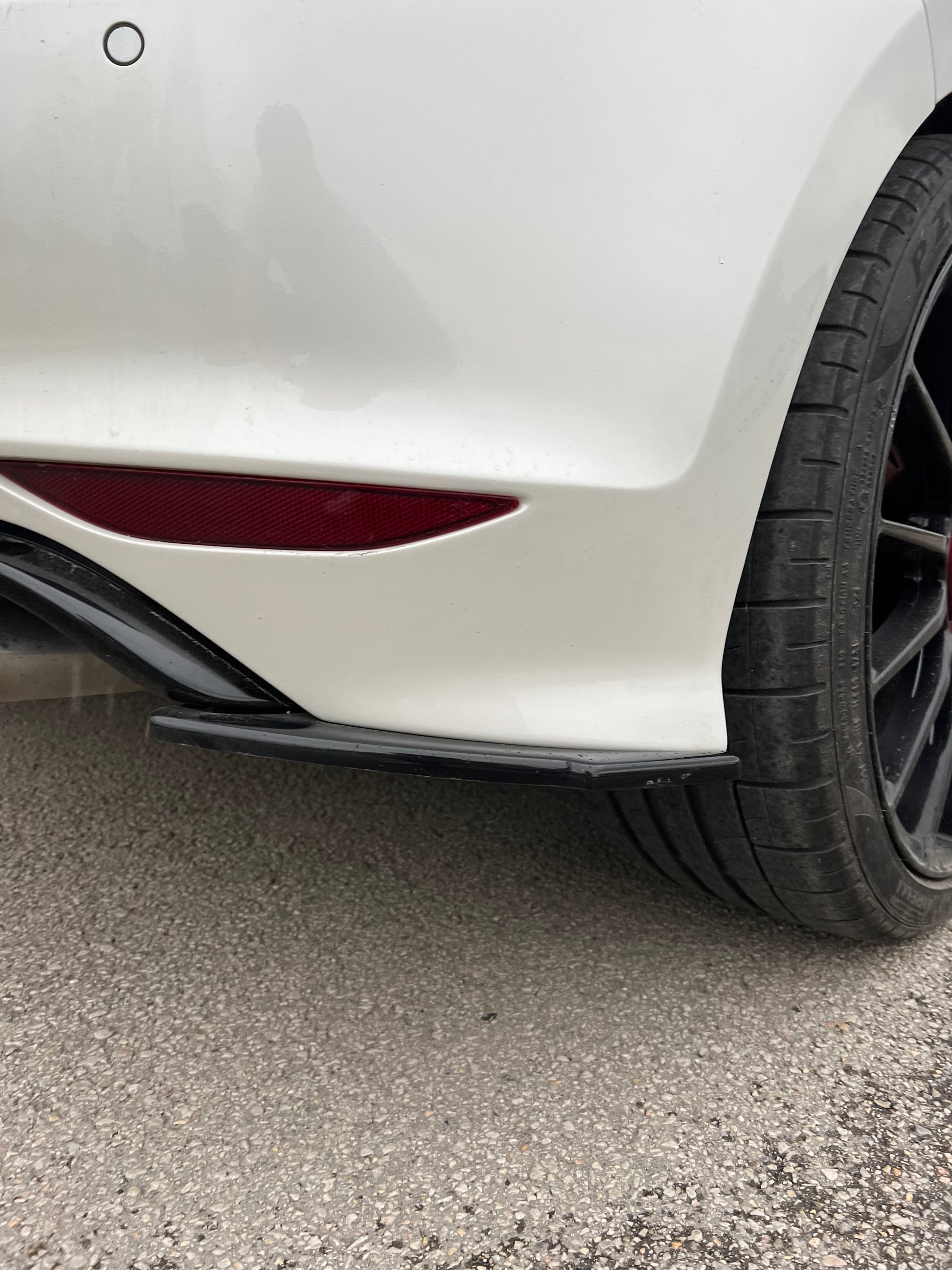 Rear Side Splitters VW Golf MK 7 R 2013-2016