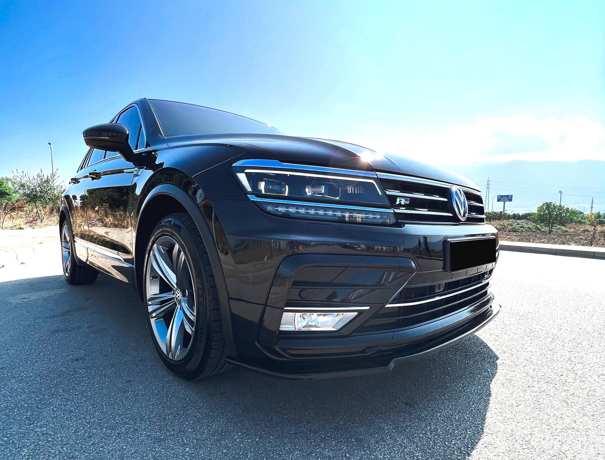 Front Splitter VW Tiguan MK2 R-Line 2015-2020