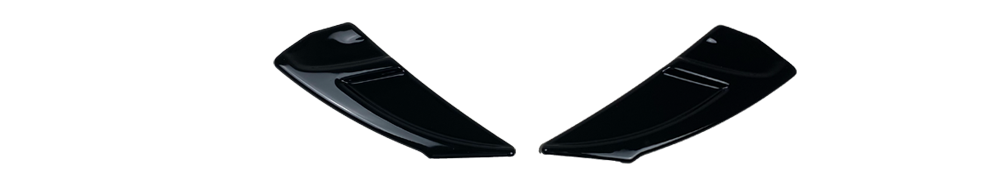 Rear Side Splitters VW Golf MK 7 R 2013-2016